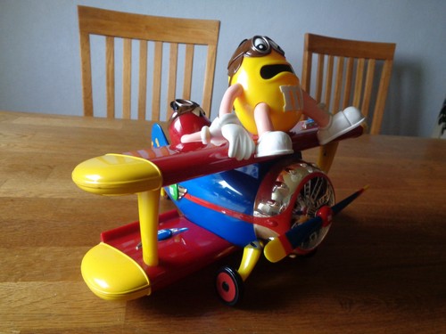 Werbefigur doppeldecker - ,