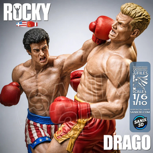Rocky drago 4 1 - drago,, 1/4-1/24