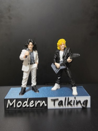 Modern talking two figures - talking,